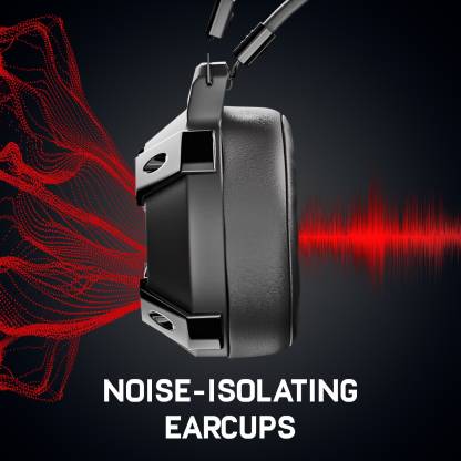 Redgear Cosmo 71 Usb Gaming Wired Over Ear Headphones With Mic