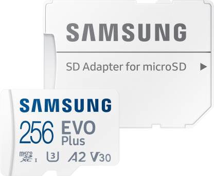 Samsung EVO Plus 256GB microSDXC Memory Card with Adapter