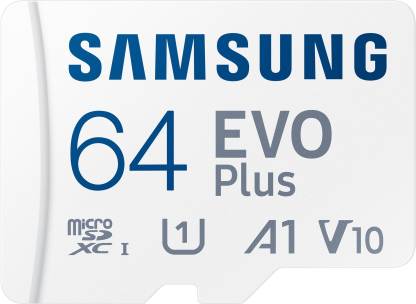 Samsung EVO Plus 64GB microSDXC Memory Card with Adapter