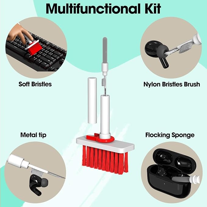 Sounce Cleaning 5-in-1 Multi-Function Computer Cleaning Tools Kit
