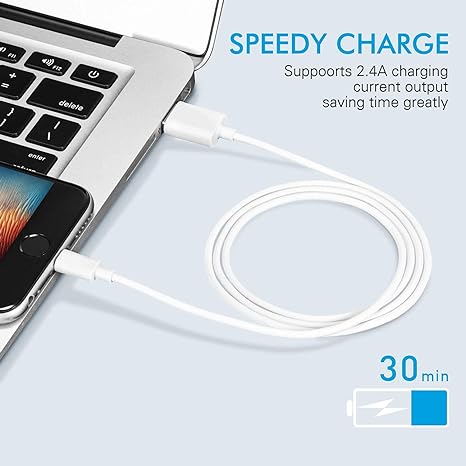 Sounce Fast Charging and Data Sync Cable for iPhone and iPad