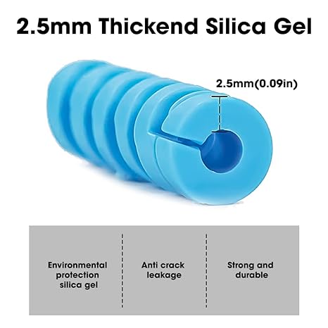 Sounce Spiral Cable Protector | Charging Cord Saver Set of 3
