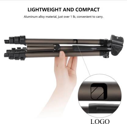 Syvo WT 3130 Aluminum Tripod with Mobile Phone Holder Mount & Carry Bag