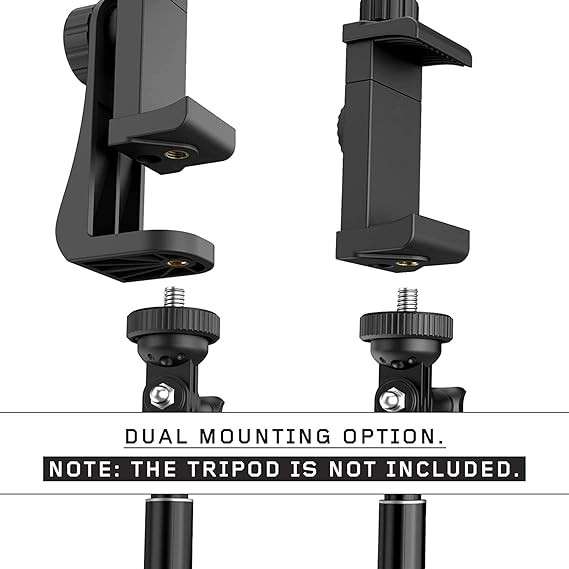 TECHONTO Cell Phone Holder with Adjustable Clamp