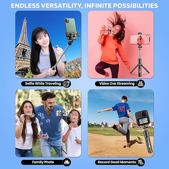 WeCool Selfie Stick with Tripod Stand