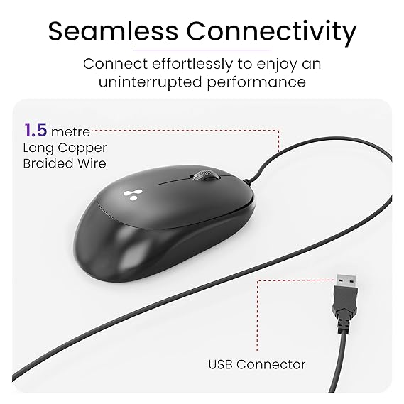 Ambrane Wired USB Mouse