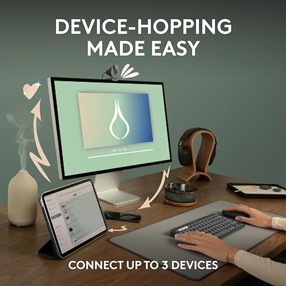 Logitech Pebble Mouse 2 M350s | Slim Bluetooth Wireless Mouse