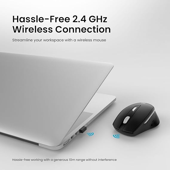 Portronics Toad 32 Wireless Mouse with 6 Buttons