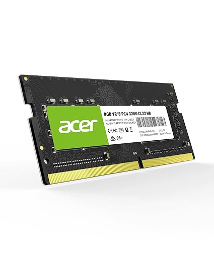Acer SD100 8GB Single RAM 3200 MHz DDR4 CL22 1.2V Laptop Computer Memory