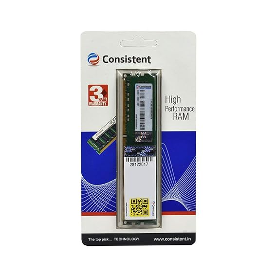 Consistent 4GB DDR3 RAM 1600MHz Desktop Memory, Long-DIMM (UDIMM) PC3-12800 for Standard & Gaming Desktop PC