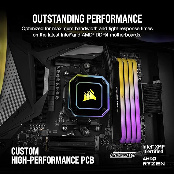 Corsair Vengeance RGB RS 8GB DDR4 DRAM 3200MHz C16 Memory Kit