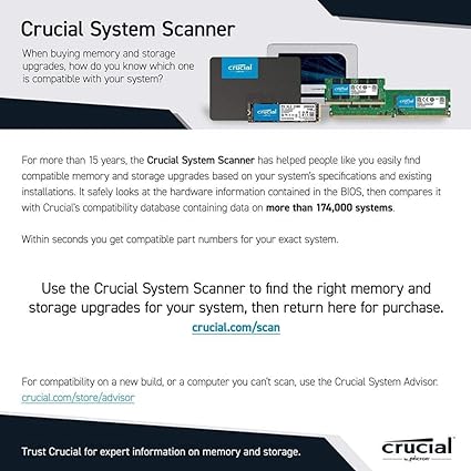Crucial RAM 8GB DDR4 3200MHz CL22 Laptop Memory