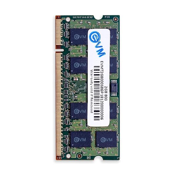 EVM 2GB DDR2 Laptop RAM | 800 MHz SODIMM Memory