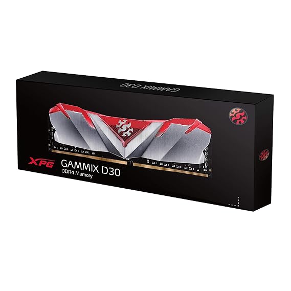 XPG GAMMIX D30 8GB DDR4 Desktop RAM | 3200 MHz U-DIMM Memory