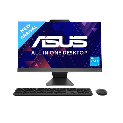 Asus Aio A3202 | 21.45inch | 12Th Gen | Intel Core I3-1215U | All-In-One Pc (Fhd/8Gb/256Gb/Windows 11/Ms Office 365 Basic (1Year)/Office 2024/Black/4.84 Kg) | With Wireless Keyboard & Mouse | A3202Wba-Bpb010Ws