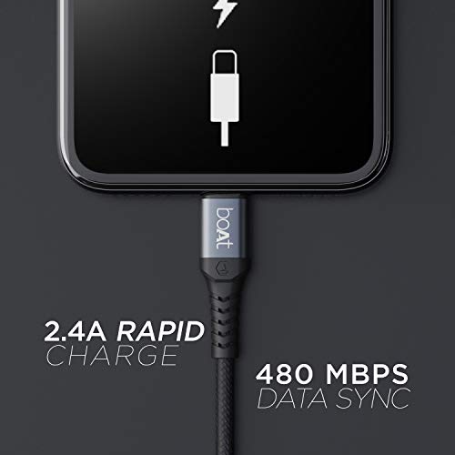 boAt Ltg 200 Lightning Apple Mfi Certified Cable