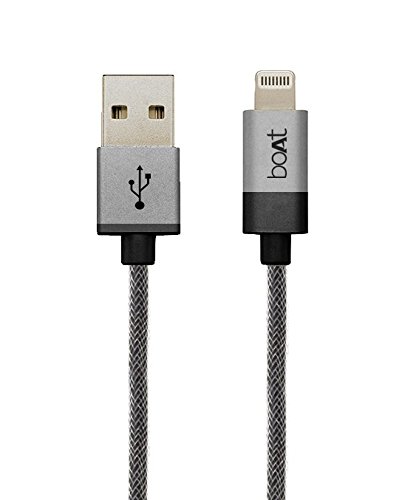 boAt Ltg 500 Indestructible Apple Certified Lightning Cable 1 Meter