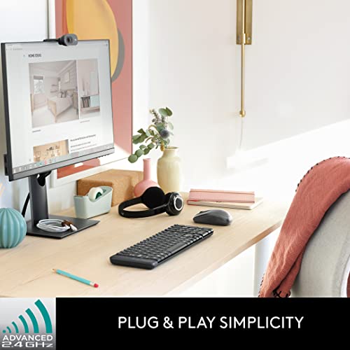 Logitech MK215 Wireless Keyboard and Mouse Combo for Windows