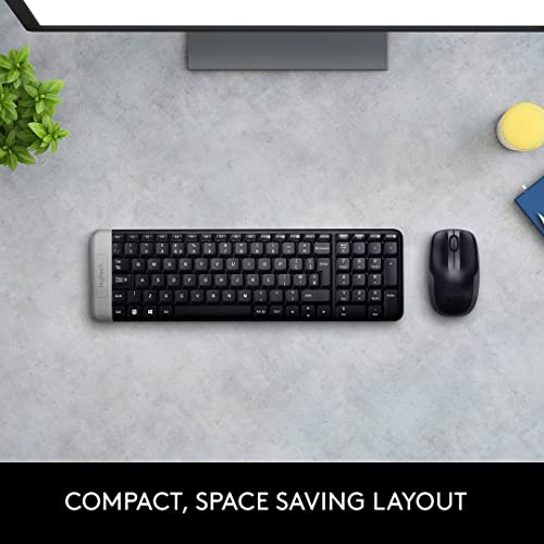 Logitech MK215 Wireless Keyboard and Mouse Combo for Windows