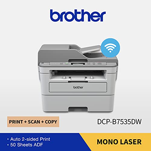 Brother DCP-B7535DW Multi Function Monochrome Laser Printer with Auto Duplex Printing & Wi-Fi