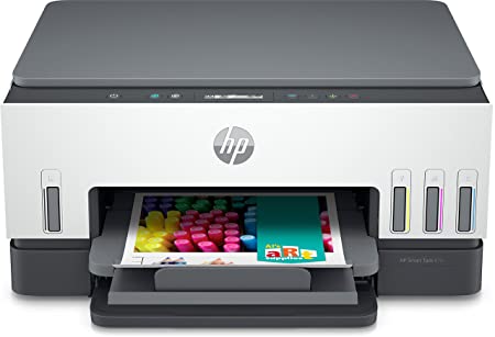 HP Smart Tank 670 All-in-One Auto Duplex Wireless Integrated Ink Tank Colour Printer, (8000 Black, 6000 Colour) with Automatic Ink Sensor Gray