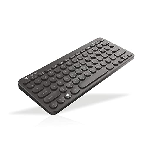 Portronics Bubble Multimedia Wireless Keyboard 24 GHz & Bluetooth 50 Connectivity
