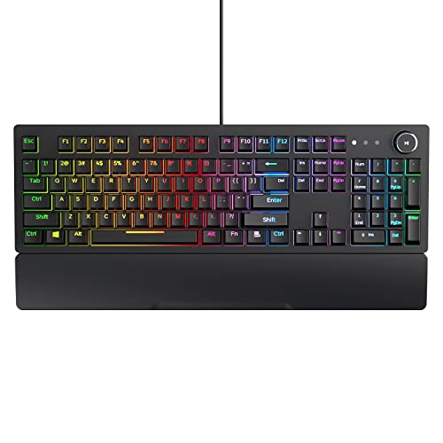 Redgear Shadow Blade Mechanical Keyboard with Drive Customization, Spectrum LED Lights