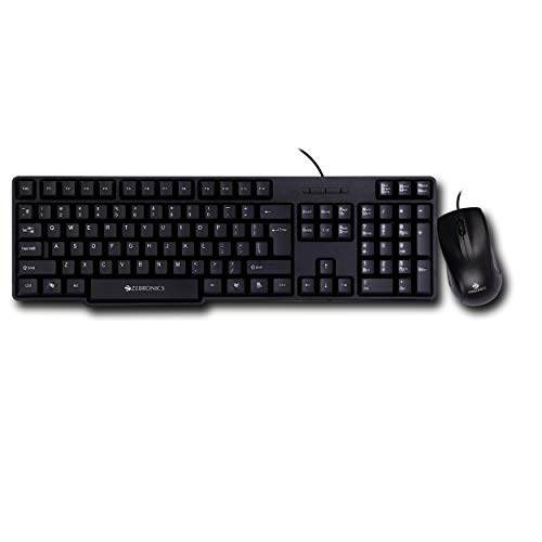 Zebronics Wired Keyboard and Mouse Combo JUDWAA 750