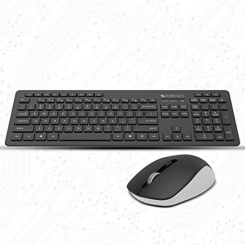 Zebronics Zeb-Companion 500 24GHz Wireless Keyboard & Mouse Combo