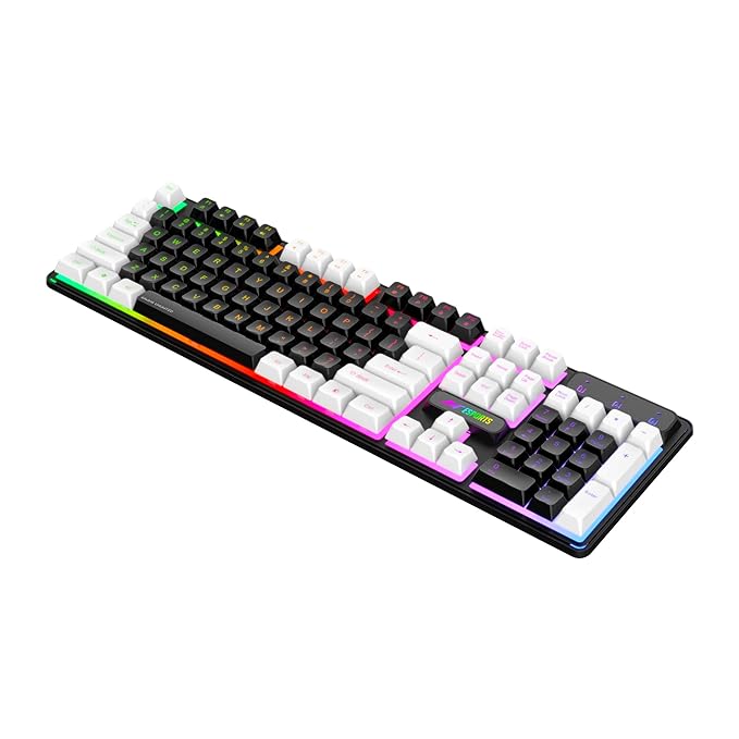 Ant Esports MK1400 Pro Backlit Membrane Wired Gaming Keyboard with Mixed Colour Lighting