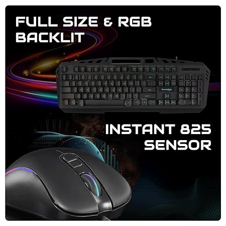 Cosmic Byte Dragon Fly RGB Gaming Keyboard and Mouse Combo