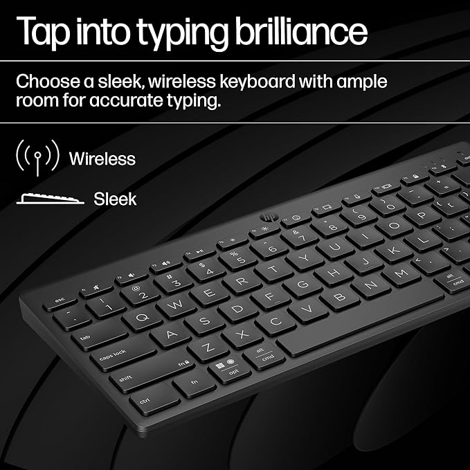 HP 350 Compact Multi-Device Bluetooth Wireless Keyboard