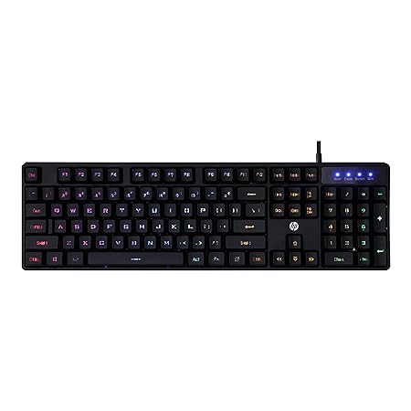 HP K300 Backlit Membrane Wired Gaming Keyboard