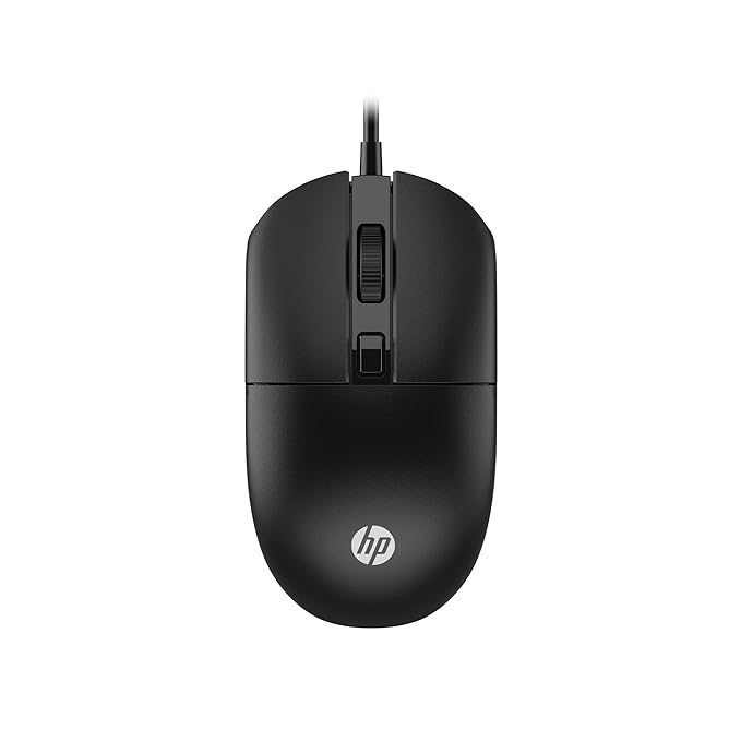 HP M070 Ergonomic Wired Mouse with 15M USB Cable