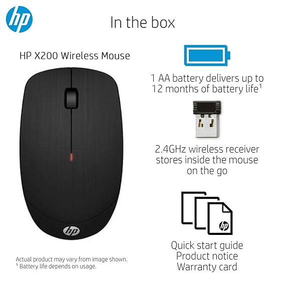 HP X200 Wireless Mouse