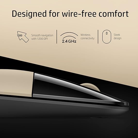 HP Z3700 Wireless Optical Mouse with USB Receiver