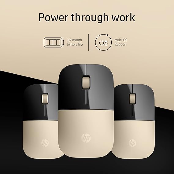 HP Z3700 Wireless Optical Mouse with USB Receiver