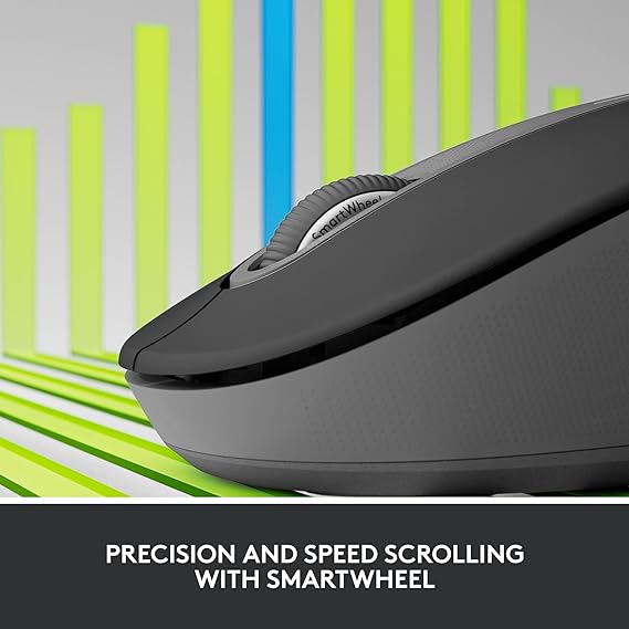 Logitech Signature M650 L Full Size Wireless Mouse for Large Sized Hands