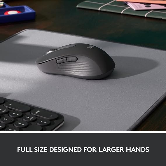 Logitech Signature M650 L Full Size Wireless Mouse for Large Sized Hands