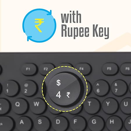 ZEBRONICS K24 USB Keyboard with Long Life 8 Million Keystrokes