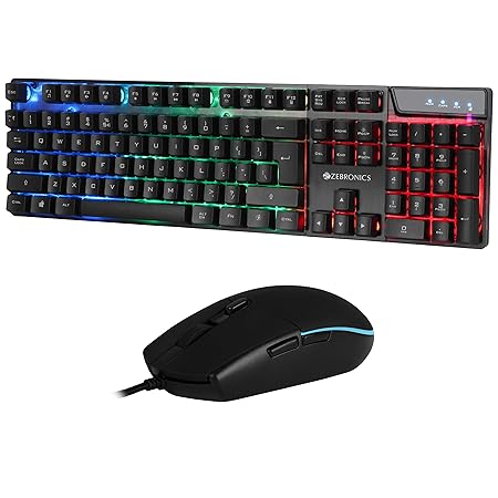 Zebronics War Gaming Keyboard and Mouse Combo