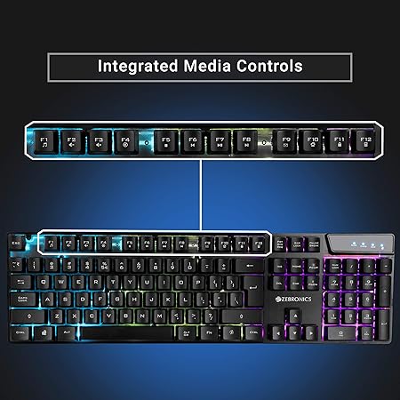 Zebronics War Gaming Keyboard and Mouse Combo