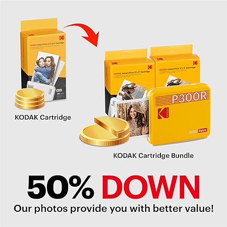 Kodak 4PASS Mini 3 Retro Portable Photo Printe