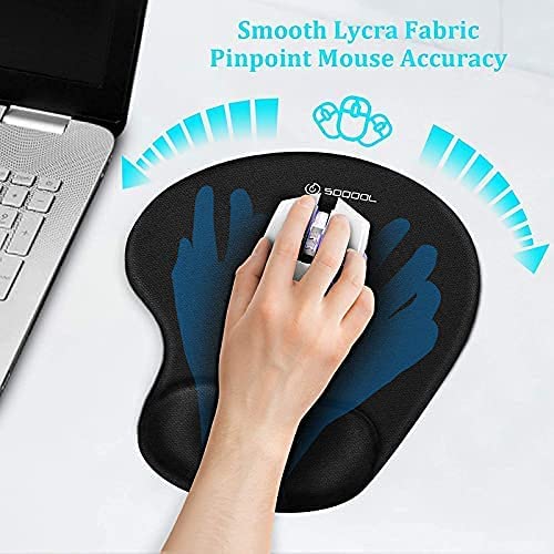 Lapster Gel Mouse pad with Wrist Rest