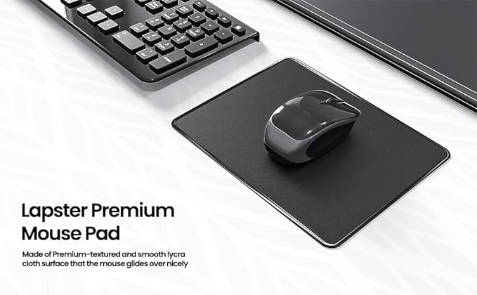 Lapster Speedo Type Non-Slip Rubber Base Mouse Pad