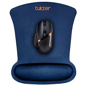 Tukzer Gel Memory Foam Cushion Mousepad with Wrist Support
