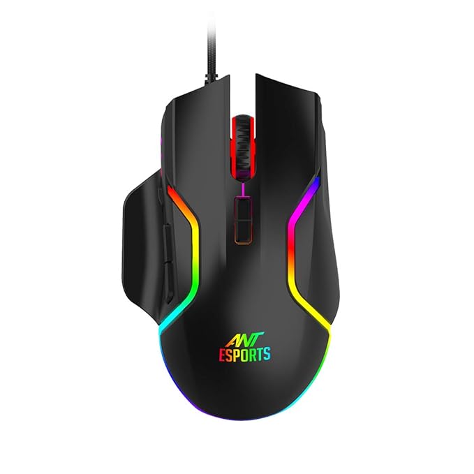 Ant Esports GM320 12800 DPI RGB Optical Wired Gaming Mouse