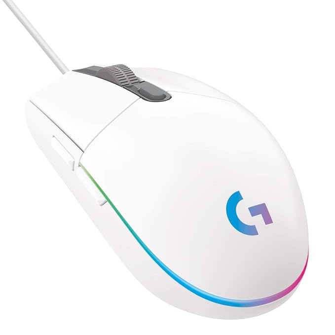 Logitech G102 8000 DPI Gaming Wired Mouse with Customizable RGB Lighting