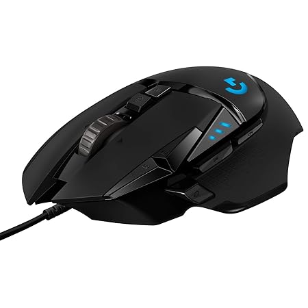 Logitech G502 25,600 DPI Hero High Performance Wired Gaming Mouse