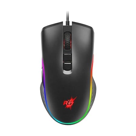 Redgear A-20 4800 DPI Wired Gaming Mouse with RGB